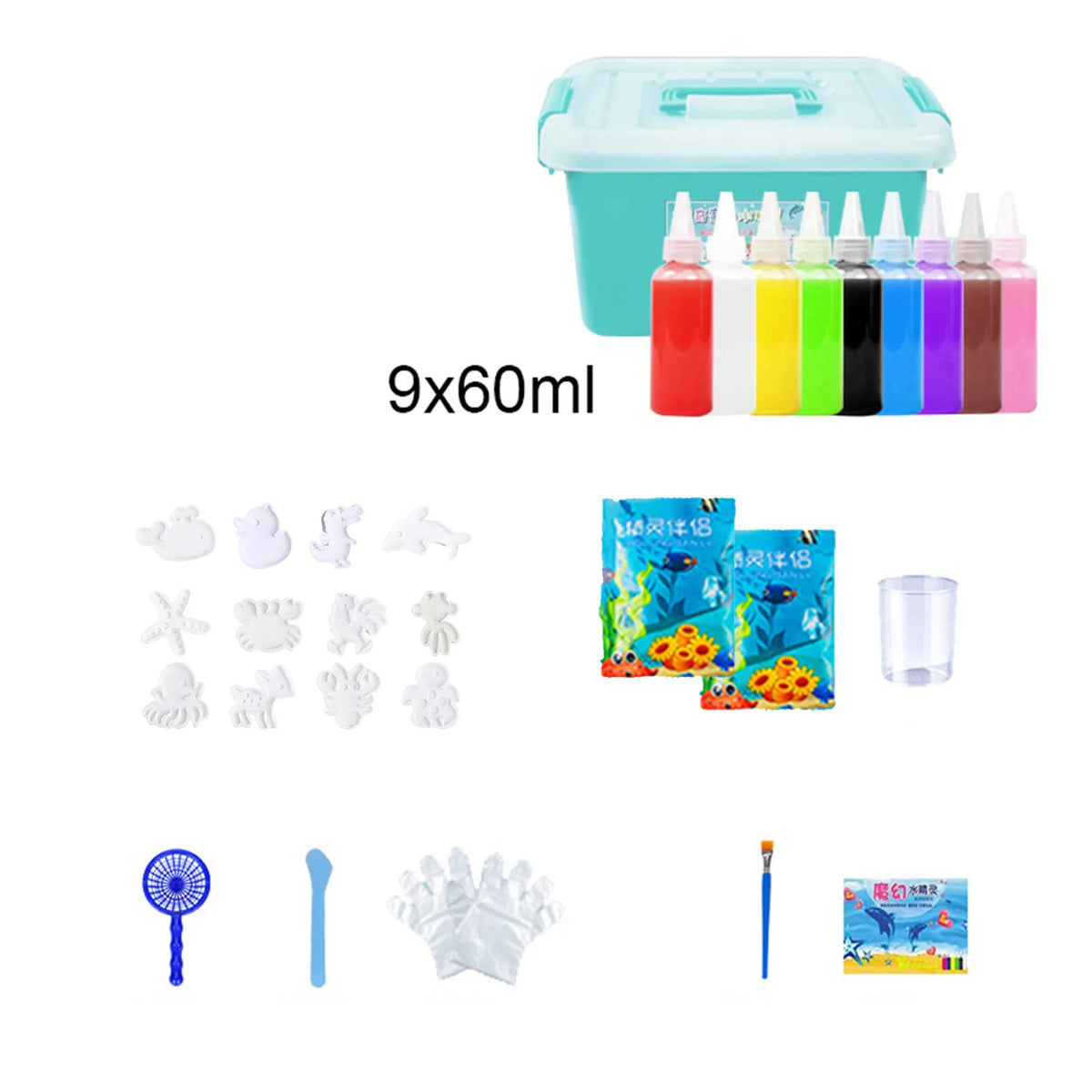 Magic Water Elf DIY Craft Kit – Create Colorful Ocean Creatures