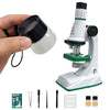 Kids Pocket Microscope with LED Light - 200x to 1200x Zoom for STEM Learning