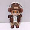 Retro Leather Jacket for 15/17cm Labubu Dolls
