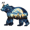 Wooden Animal Jigsaw Puzzle for Kids and Adults