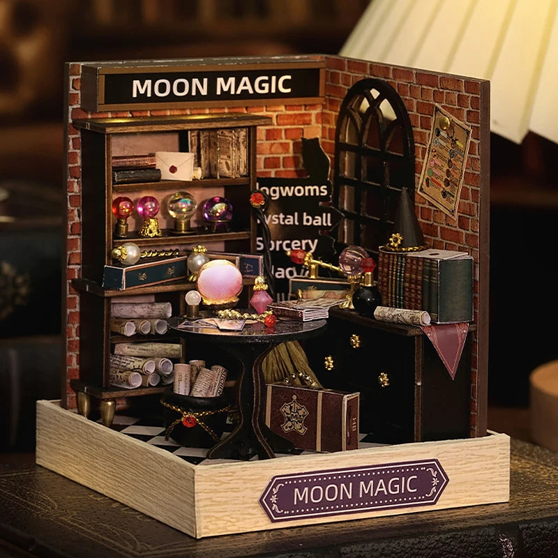 DIY Miniature Wooden Dollhouse Kit – Handcrafted 3D Puzzle Room