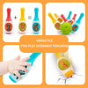 A versatile foam bowling set for kids featuring numbered and animal-themed pins and a ball.