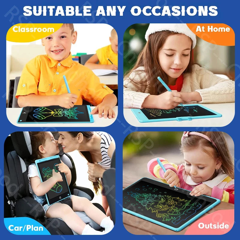 LCD Writing Tablet for Kids – Doodle Board with Lock Function