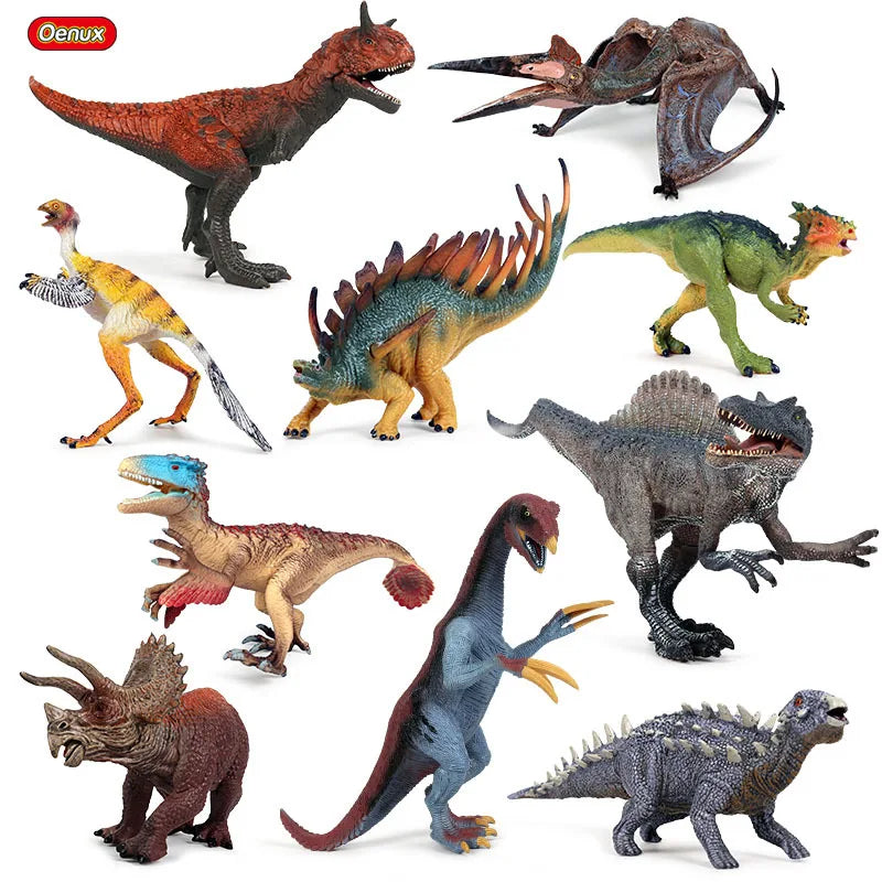 Realistic Dinosaur Figurine Collection for Imaginative Play