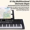 61-Key Portable Electronic Keyboard for Kids with Teaching Features