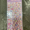 Feuille d'autocollants décoratifs kawaii 3D d'animaux et de gâteaux pour le journal intime, avec divers animaux mignons et al