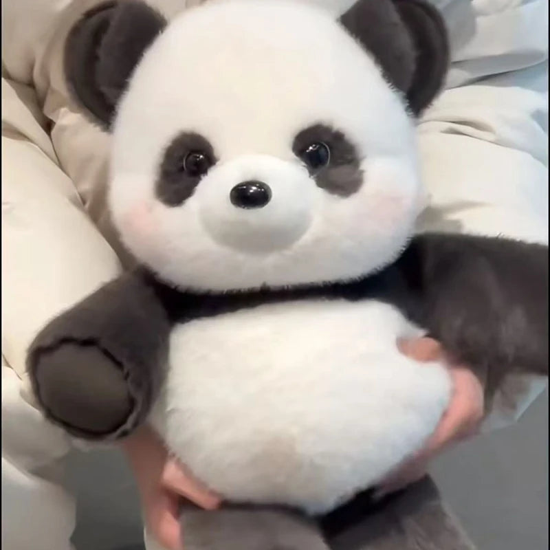 Huggable Running Panda Plush Toy – 45cm Soft Companion