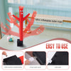 Mini inflatable tube man with a blower used for desk and party decor