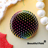Handmade Rainbow Glass Cabochons for Jewelry Making