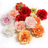 Silk Peony Artificial Flower Heads for Crafts and Home Decor