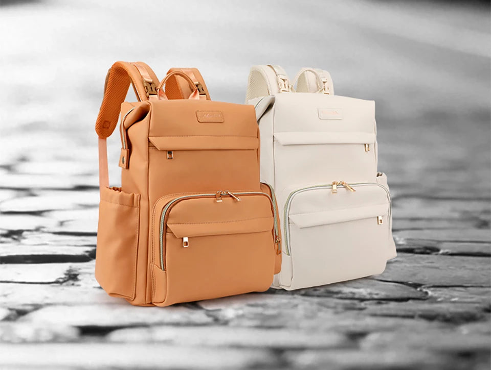 Minimalist Diaper Backpack with Insulated Pockets