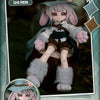 A 1/12 scale Lunar-themed posable doll blind box featuring a character named Shi Ren with light pink hair and a hat.