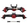 Set of nylon portal axles for an Axial SCX10 RC crawler, including the axle and mounting brackets.