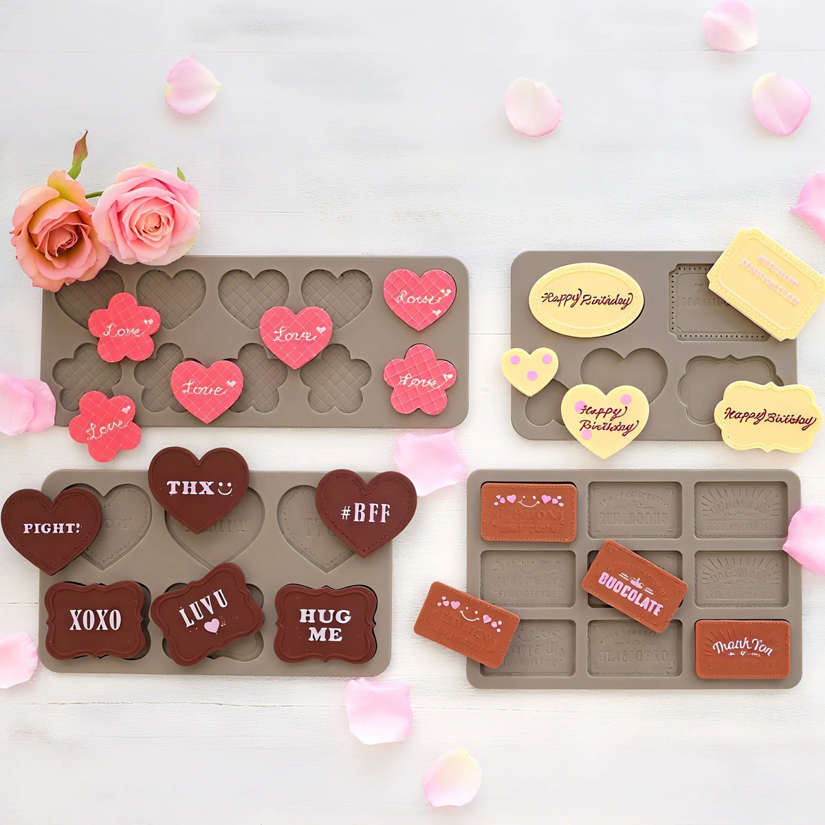 Flexible Silicone Flower Mold for Baking & Desserts