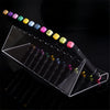 Clear Acrylic Pen Display Holder with Brush Storage