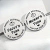 Funny Decision Coin for New Parents – Pregnancy Gift for Expecting Moms & Dads
