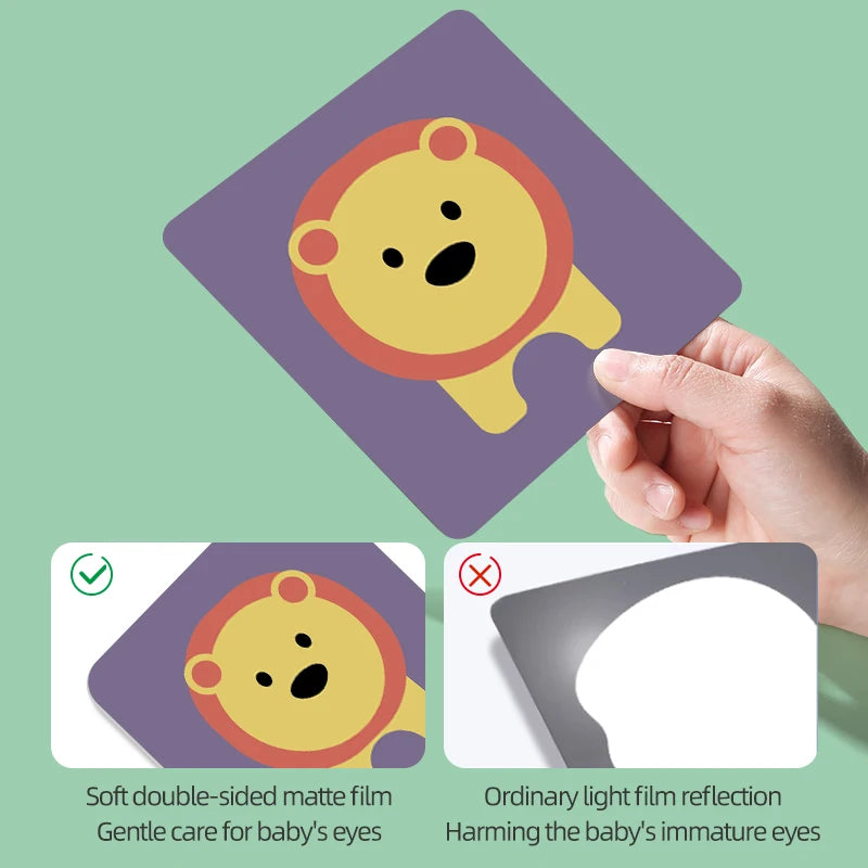 High-Contrast Baby Flash Cards for Visual Development
