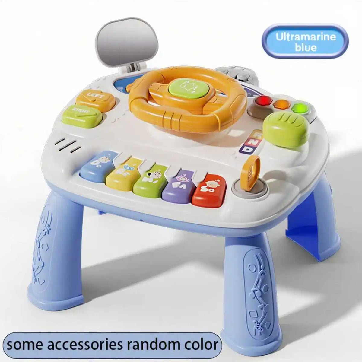 Interactive Musical Activity Table for Toddlers with Lights and Sounds