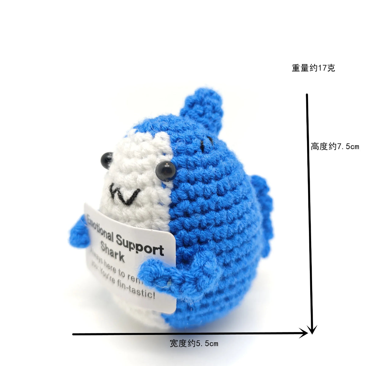 Handmade Crochet Emotional Support Animal Decor