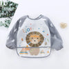 Waterproof Long Sleeve Baby Bib with Full Sleeve Protection