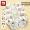 5-Pack Soft Cotton Muslin Bandana Bibs for Teething Babies