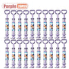 Purple rotating firework water blaster toy for kids with 20 pieces