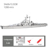 Metal 3D Aircraft Model Building Kit with Screw Assembly