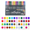 Double Line Glitter Marker Pens – Metallic Outline & Shimmer Set