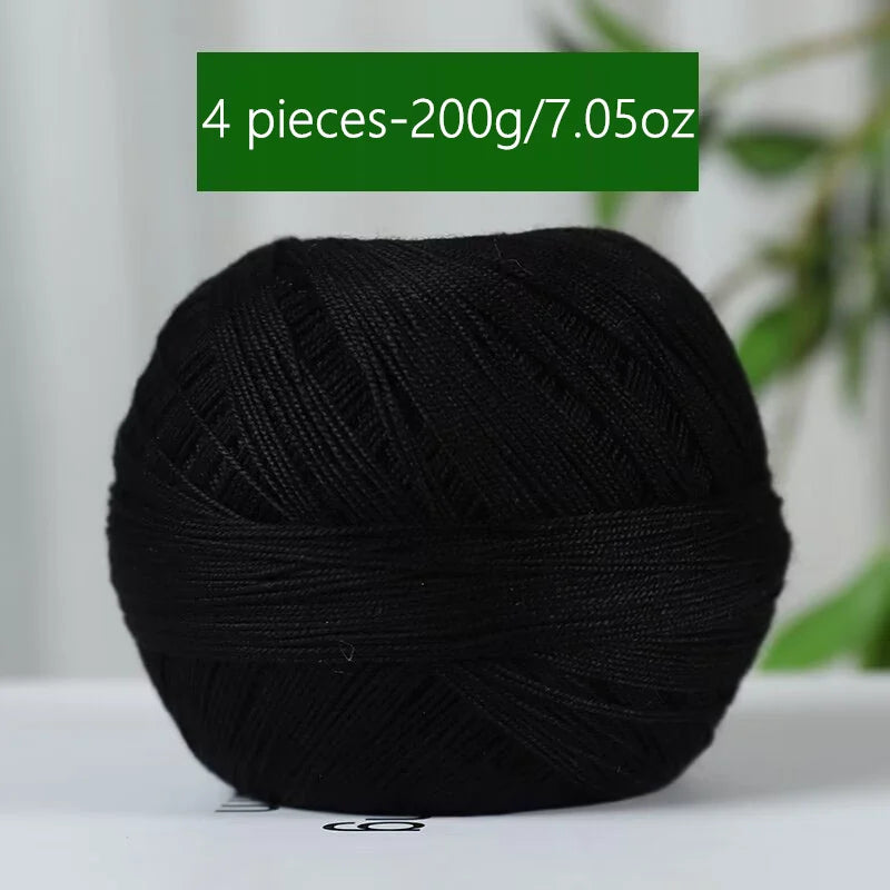 Mercerized Cotton Lace Yarn – Soft, Smooth & Ideal for Summer Knitting