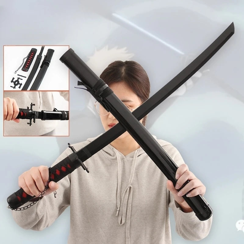 Kurosaki Ichigo Tensa Zangetsu Wooden Katana Prop Replica