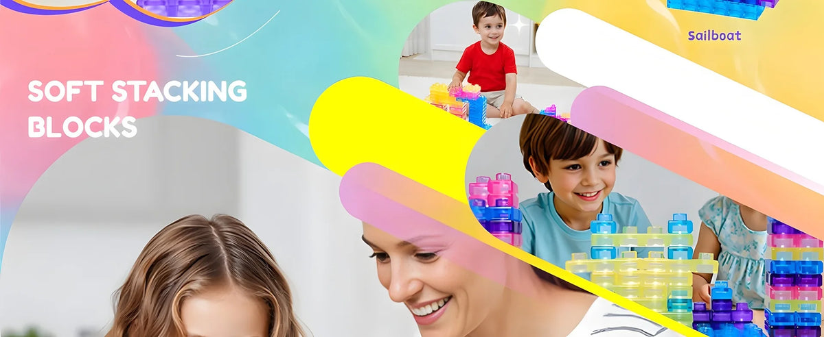 Soft Jelly Building Blocks for Creative Play