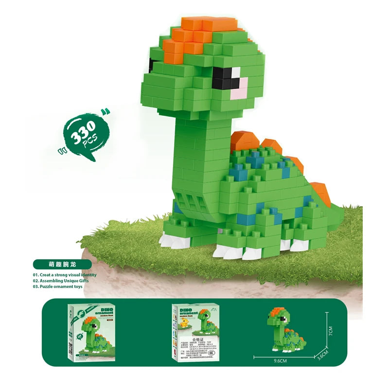 Jurassic T-Rex Micro Building Blocks Set