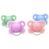 Silicone Baby Pacifier with Flower Design and Protective Cover
