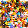A colorful assortment of yellow rubber ducks for bath and party fun