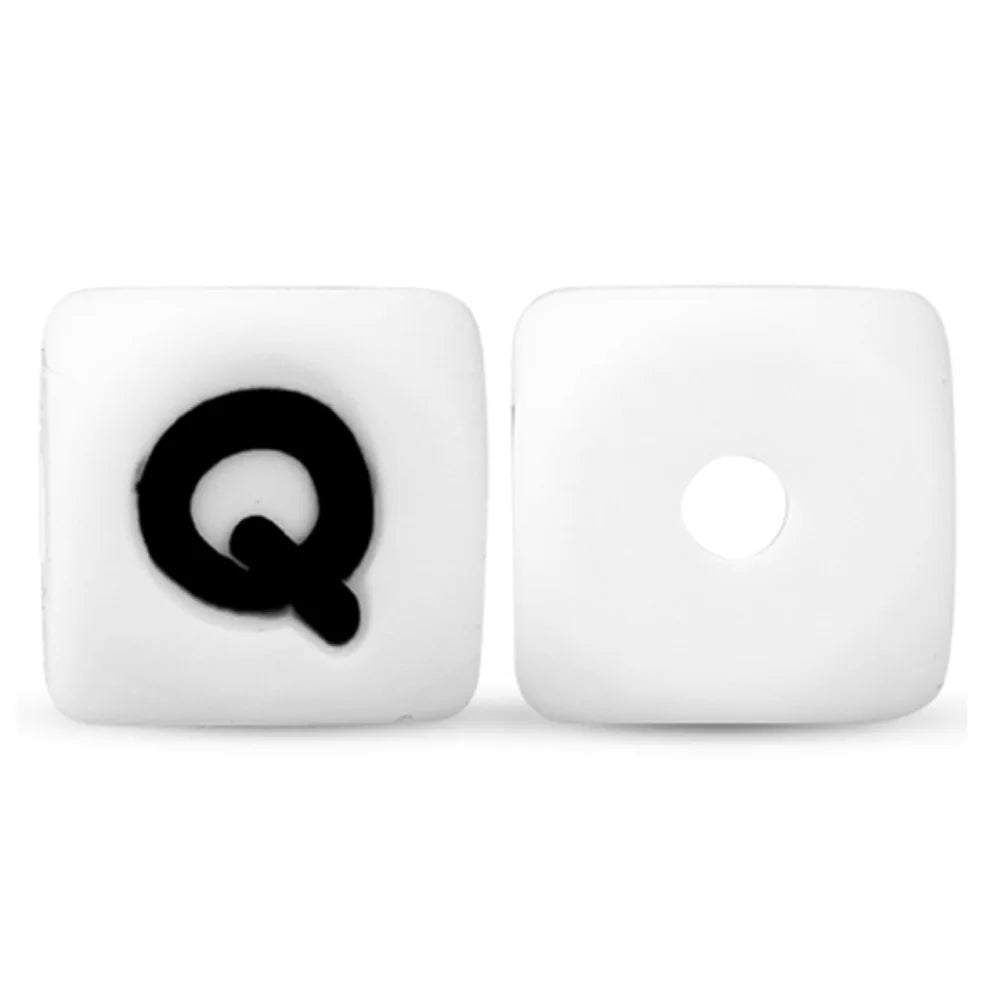 Silicone Letter Beads for DIY Bracelets and Jewelry Making