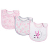 Soft Cotton Baby Bibs (3-Pack) with Cartoon Prints
