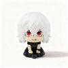 Chibi PVC figure of Tomura Shigaraki from My Hero Academia featuring white hair and red eyes