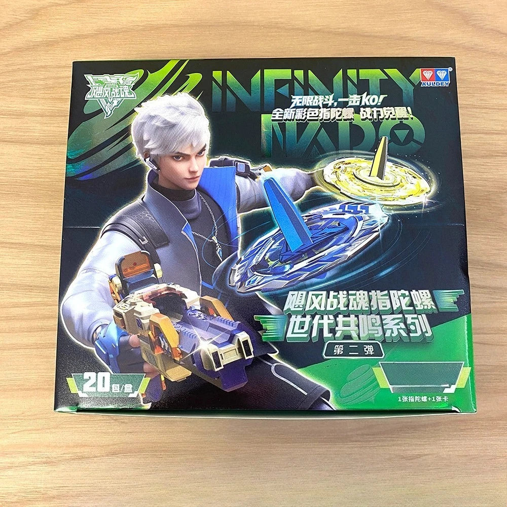 AULDEY Infinity Nado Fighting Spinning Top Toy with Launcher