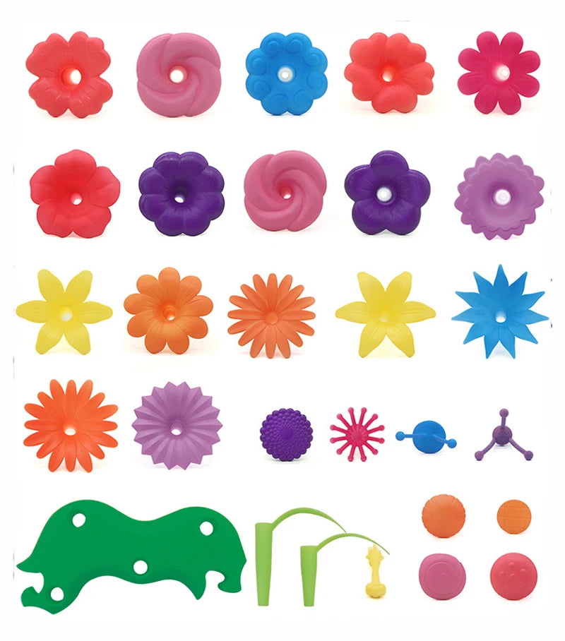 Creative Flower Garden Building Playset for Kids