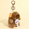 Kawaii Capybara Plush Keychain Charm