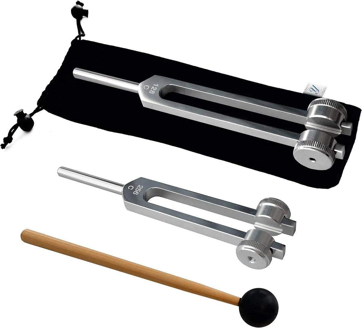 Weighted Bio-Acoustic Tuning Fork Set for Sound Healing and Stress Relief