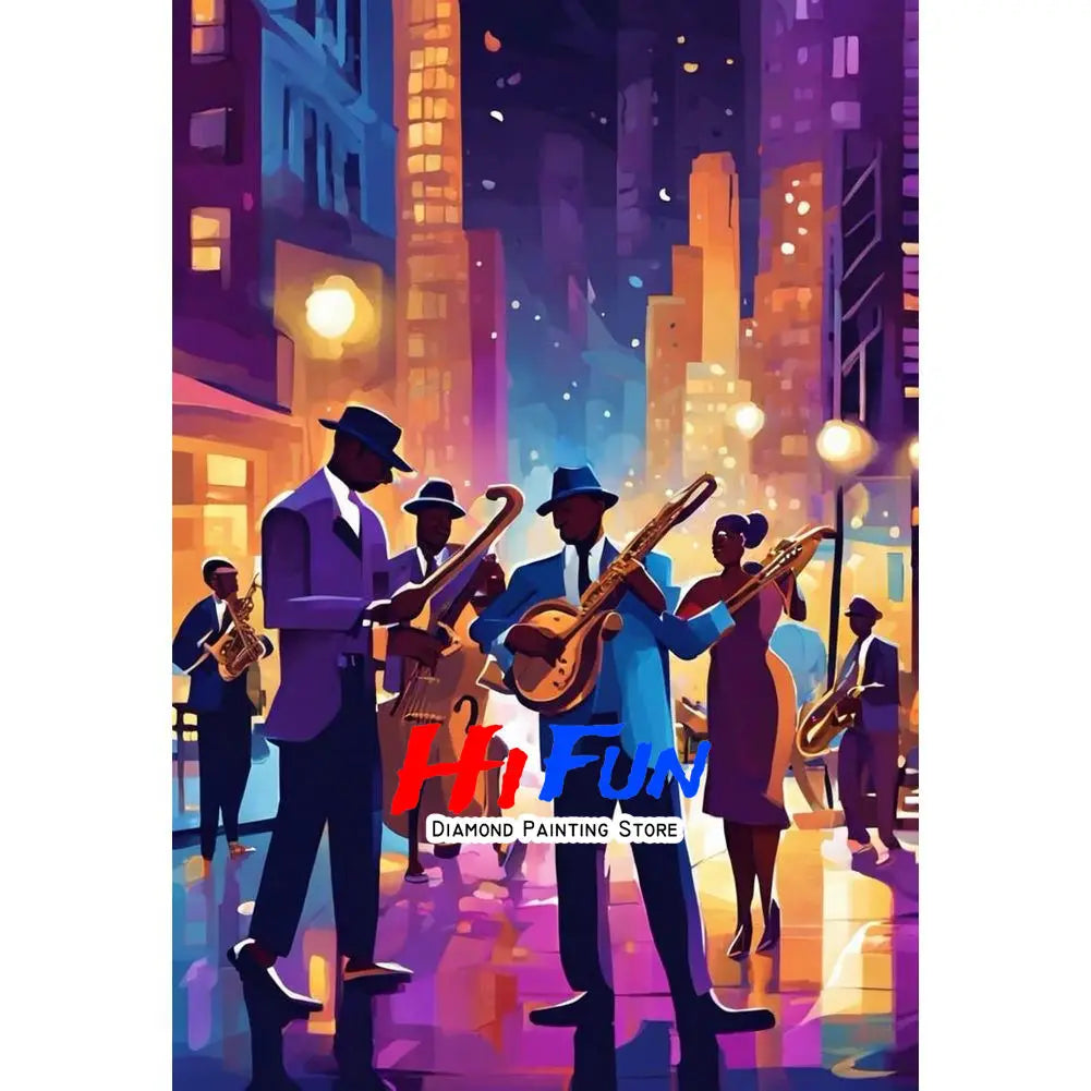 Modern Jazz Musician Diamond Painting Kit