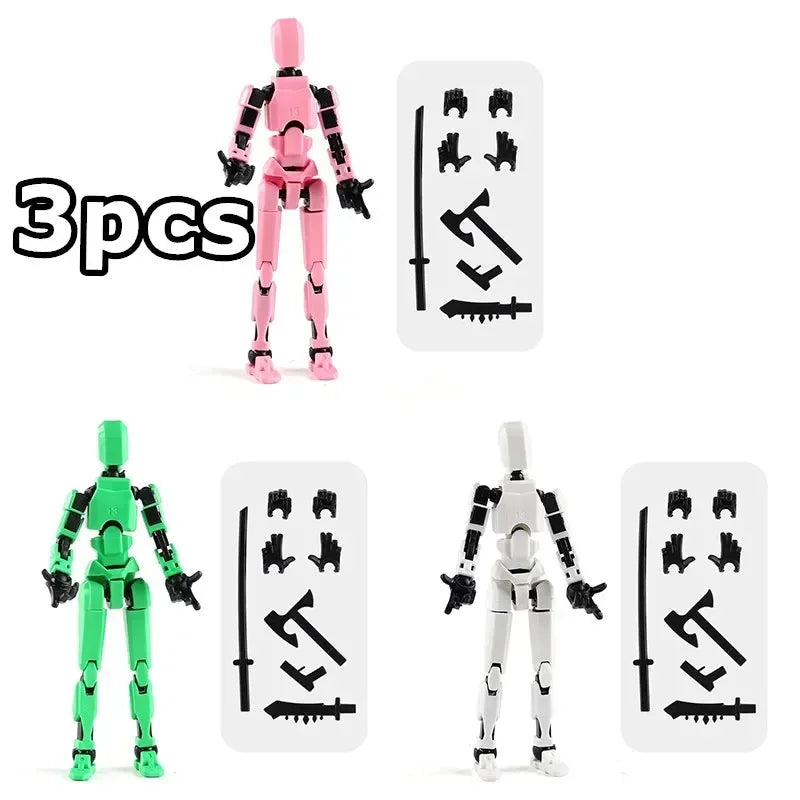 Poseable 3D Printed Robot Action Figure – Multi-Jointed Model for Creative Play