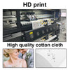 HD print of a high quality cotton cloth featuring a couple, used for personalized custom photo canvas wall art.