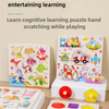 Wooden Fish Puzzle Toy for Kids – Montessori Learning & Parent-Child Fun