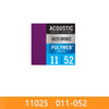 Packaging for Acoustic Guitar Strings 80/20 Bronze Polyweb coating with product numbers 11 and 52