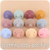 Soft Silicone Baby Pacifier with Clip Chain