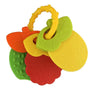 Fruit-Shaped Silicone Teether and Rattle for Babies