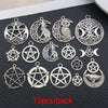 Celestial Charm Assortment – Vintage Silver Stars, Moons & Suns for Jewelry Making