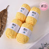 Soft Milk Cotton Yarn Value Pack - 4 Balls for Knitting & Crochet